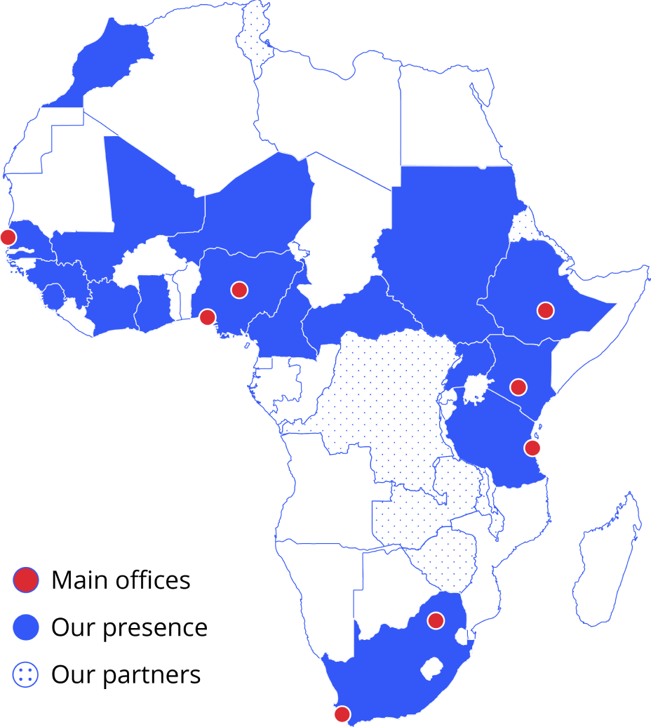 Our offices across africa
